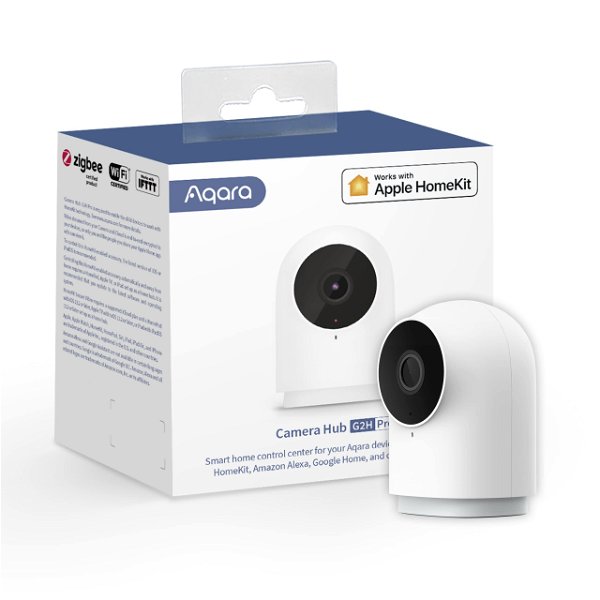 Aqara Security Camera Hub Indoor G2H Pro, 1080p HD HomeKit Secure Video Indoor Camera, Night Vision, Two-Way Audio, Zigbee Hub, Plug-in Cam Compatible with Alexa, Google Assistant, Works with IFTTT