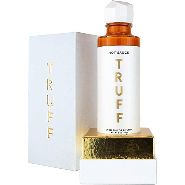 TRUFF White Truffle Hot Sauce, Gourmet Hot Sauce with Ripe Chili Peppers, Organic Agave Nectar, White Truffle Oil and Coriander, a Limited Flavor Experience in a Bottle, 6 oz.