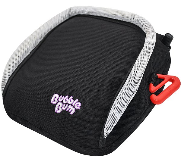 BubbleBum Inflatable Booster Seat - Travel Booster Seat - Car Booster Seat - Hybrid Booster Seat - Portable Booster Seat for Car - Foldable Narrow Slim Design - Perfect for Kids 4-11yrs Old - Black