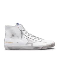 Golden Goose - Francy Mixed Leather Mid-Top Sneakers
