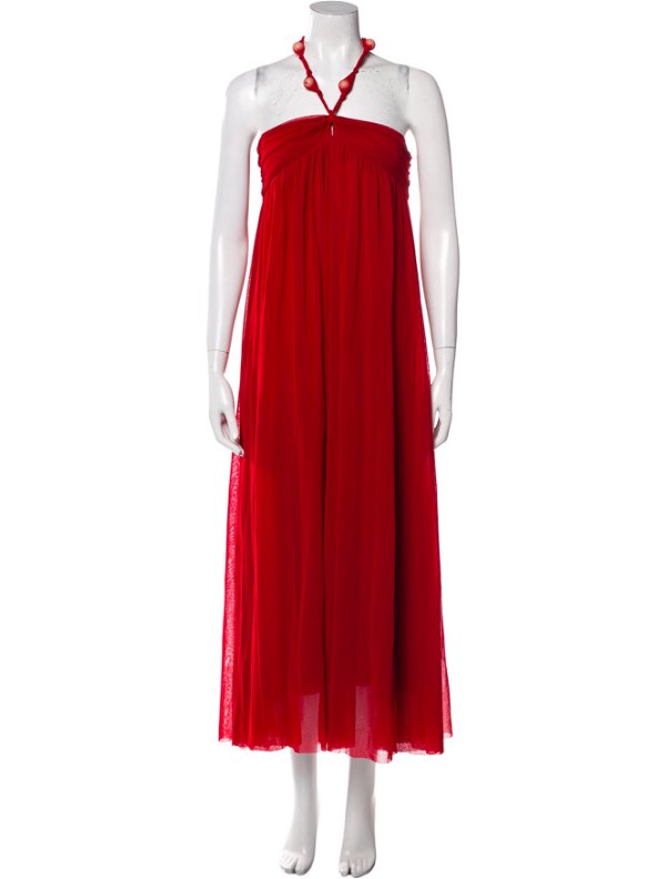 Jean Paul Gaultier Vintage Long Dress - Red Dresses, Clothing - JEA45544 | The RealReal
