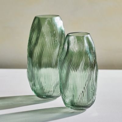 Organic Geo Glass Vase - Terrain