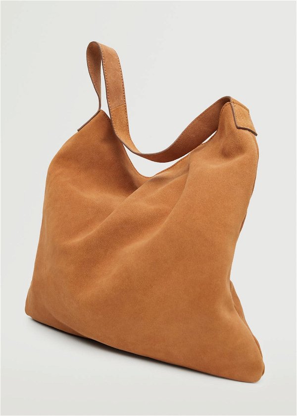 Leather bucket bag - Women | Mango USA
