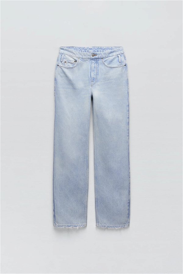 ZW GOOD AMERICAN ‘90S RELAXED JEANS - Blue | ZARA United States