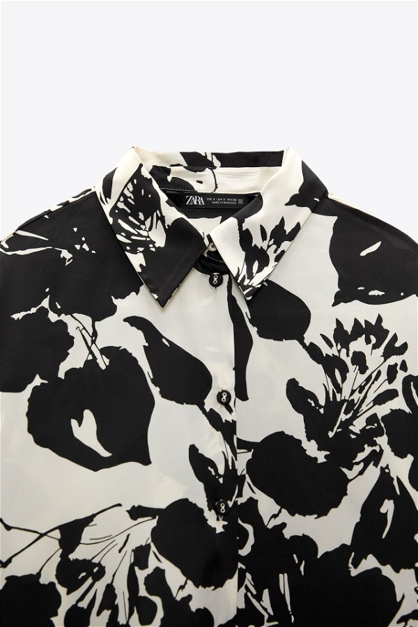 Image 3 of FLORAL PRINT SHIRT from Zara