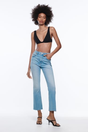 CROPPED FLARE JEANS