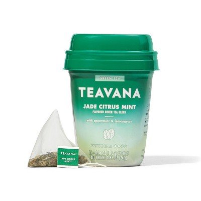 Teavana Jade Citrus Mint, Green Tea With Spearmint And Lemongrass, 15 Sachets : Target