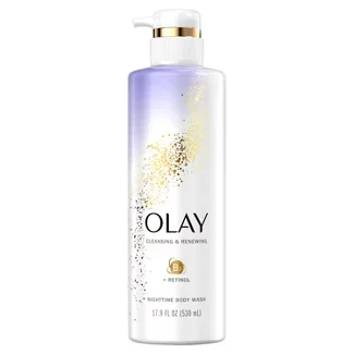 Olay Cleansing & Renewing Nighttime Body Wash With Vitamin B3 And Retinol - 17.9 Fl Oz : Target