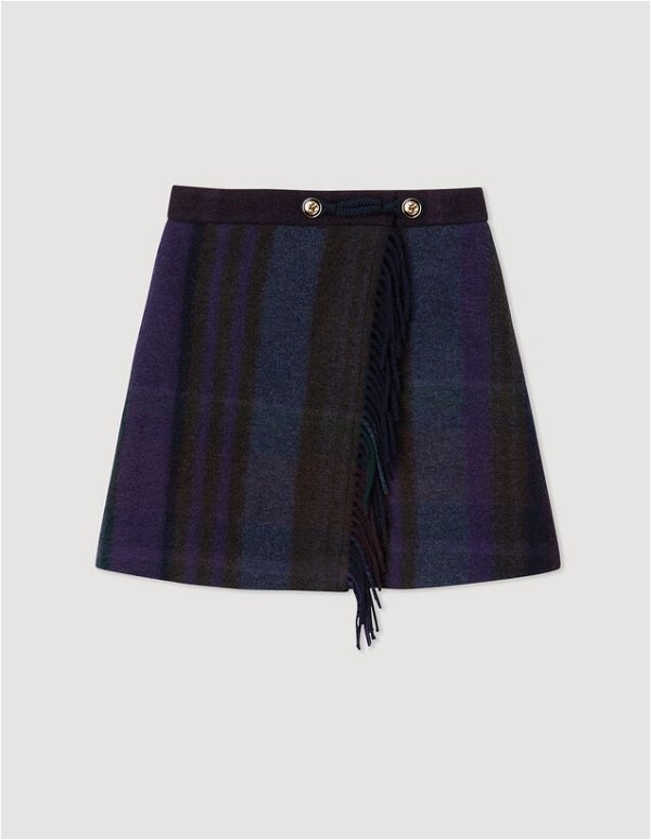 Short fringed skirt