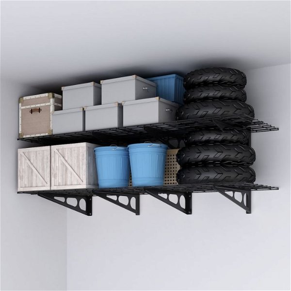 WR Series Classic 2-Pack Wall Shelving | Fleximounts