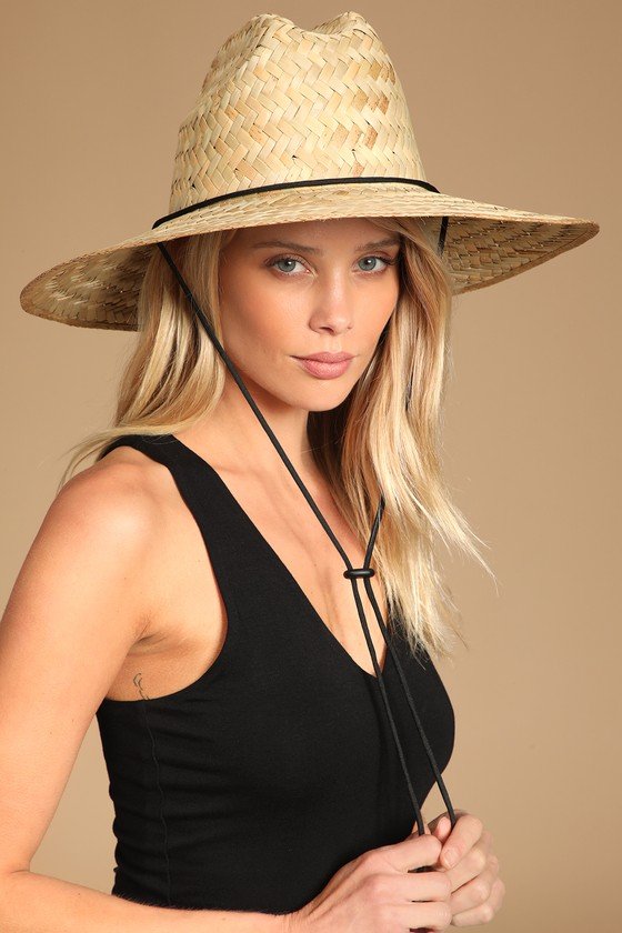 Brixton Bells Natural Woven Hat - Wide Brim Hat - Straw Sun Hat - Lulus