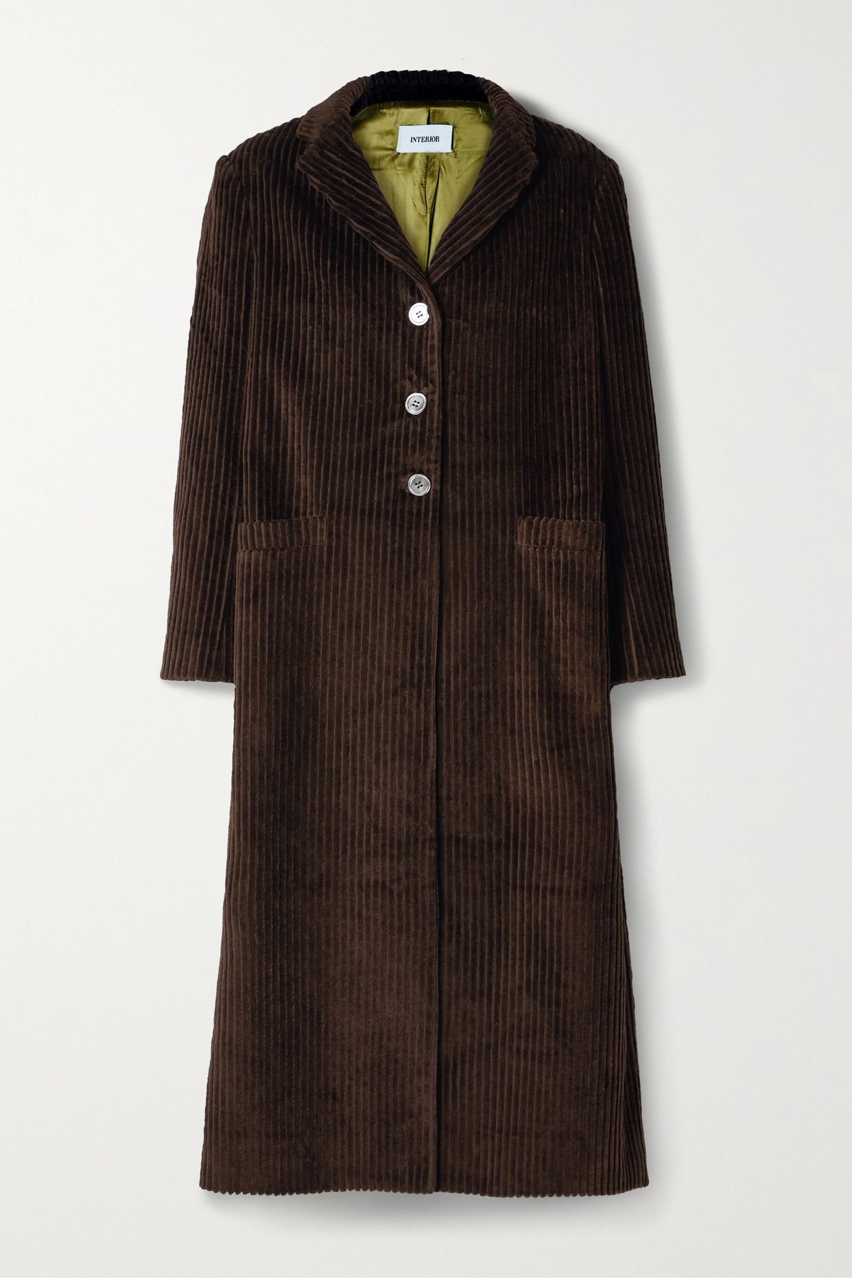 INTERIOR - + The Vanguard The Moby cotton-corduroy coat