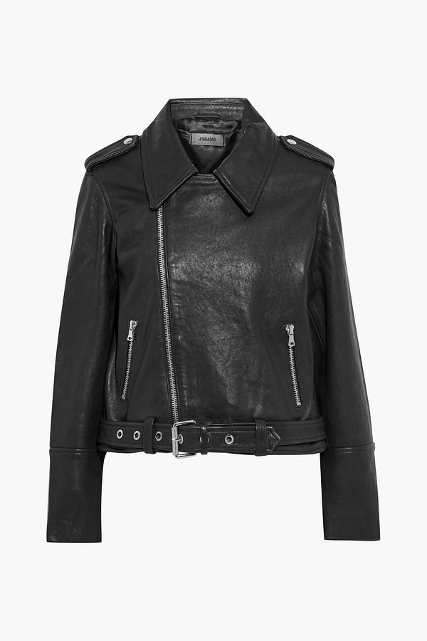 J BRAND - Maysen leather biker jacket