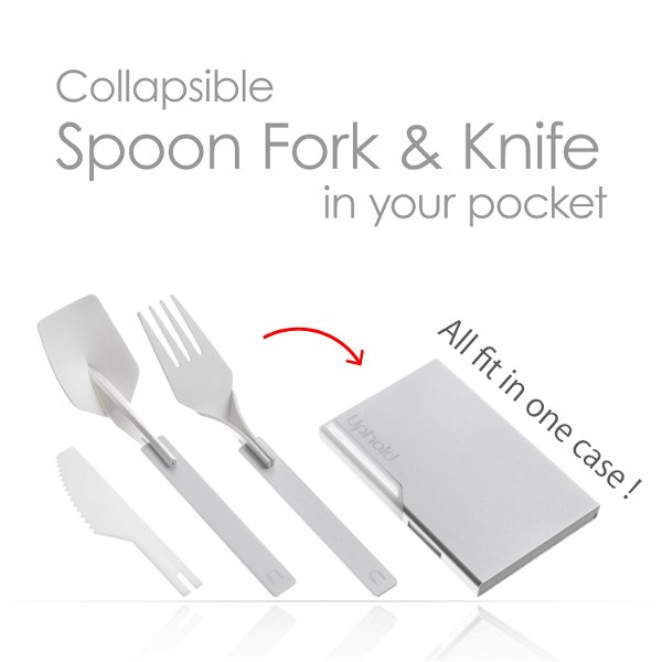 Collapsible Folding Travel Cutlery