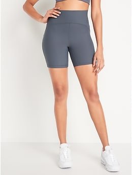 NEW! Extra High-Waisted PowerLite Lycra® ADAPTIV Biker Shorts for Women -- 6-inch inseam